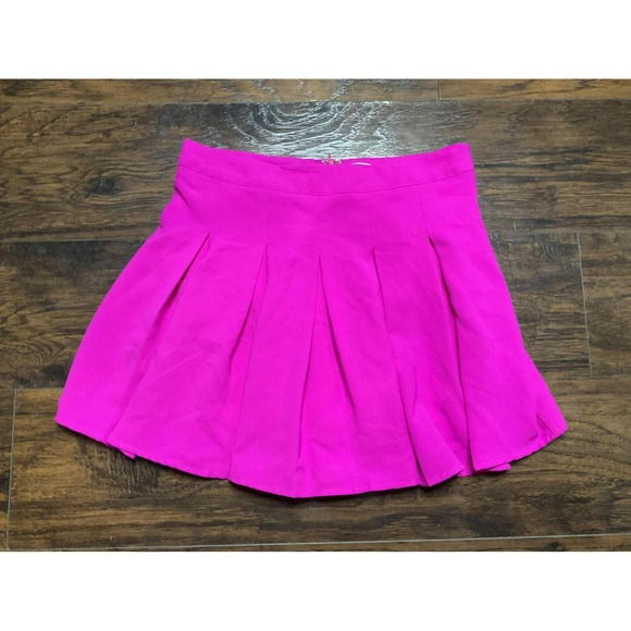 TCEC Pink Mini Skirt Ruffled Women's Size Large - Picture 1 of 3